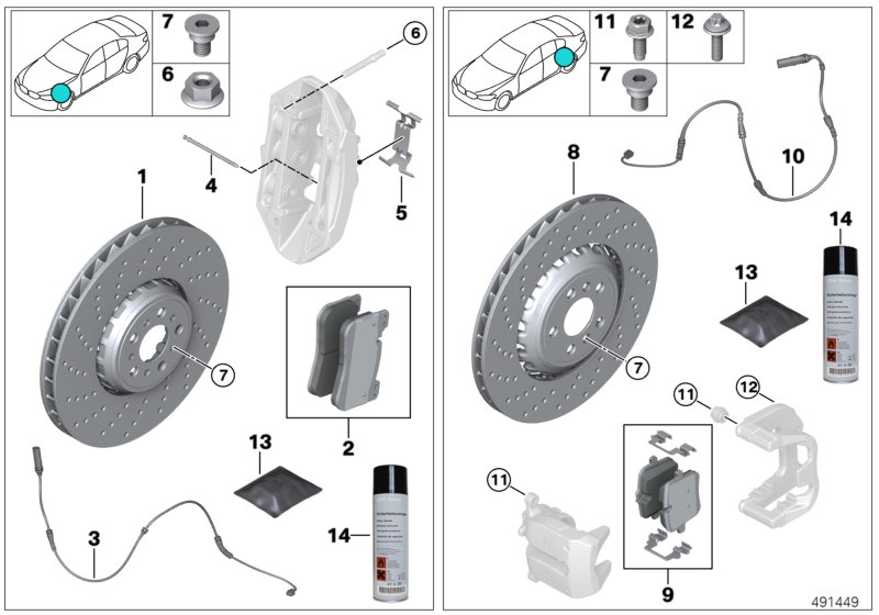Car part diagram