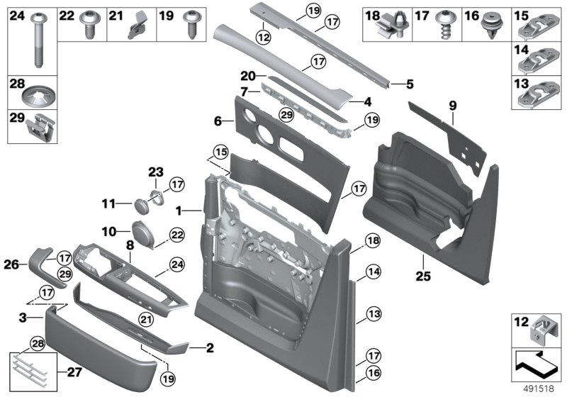 Car part diagram
