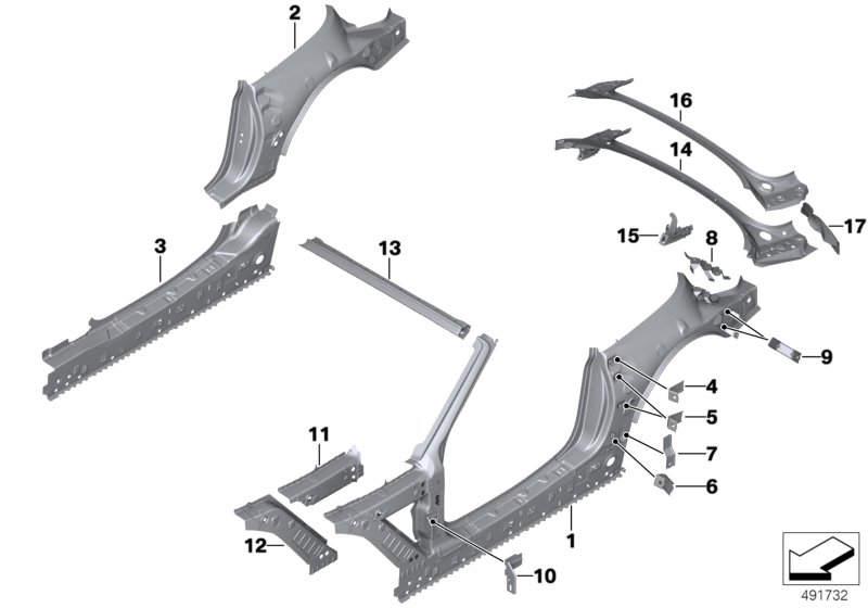 Car part diagram