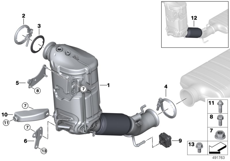 BMW / Mini Exch-Diesel Particulate Filter 18328599690 - LLLParts