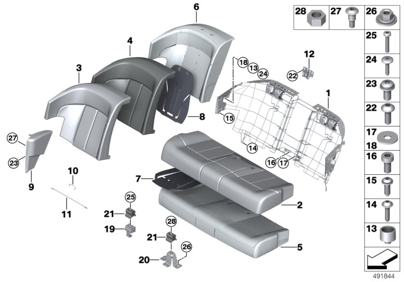 Car part diagram