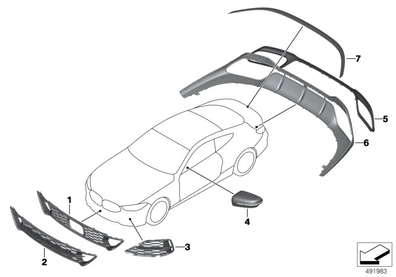 Car part diagram