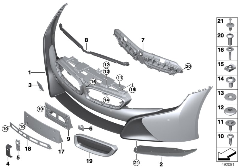 Car part diagram