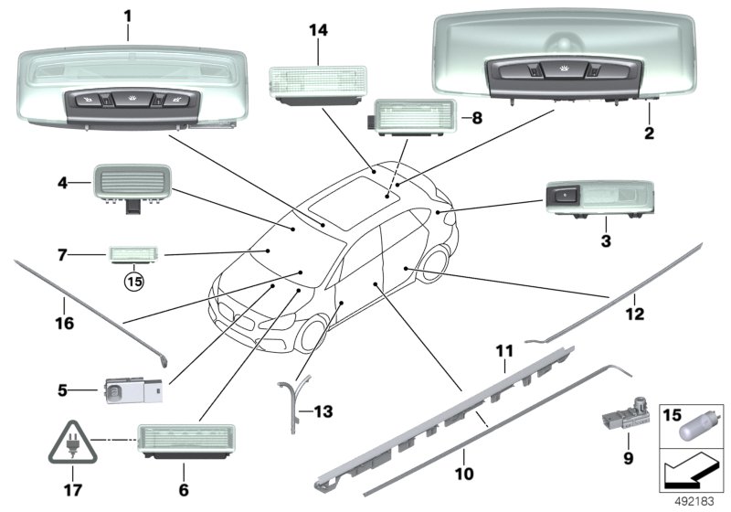 Car part diagram