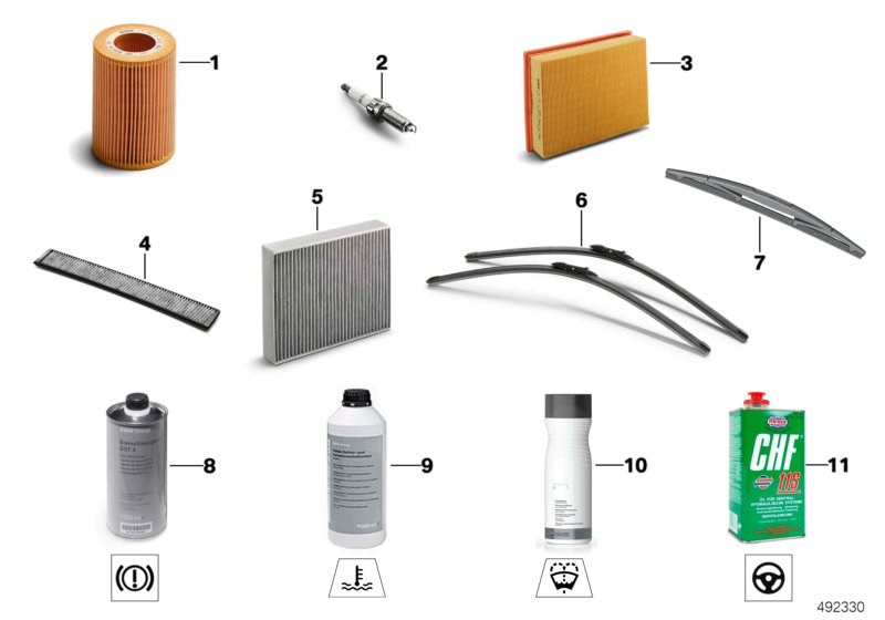 Car part diagram