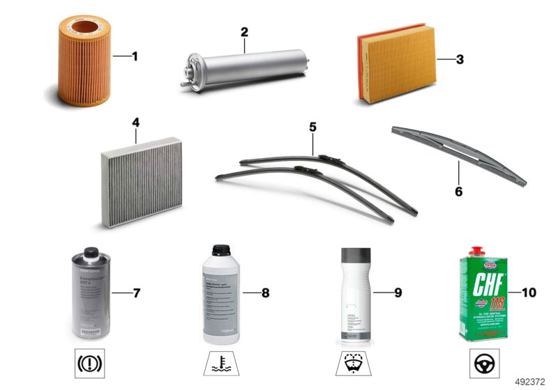 Car part diagram