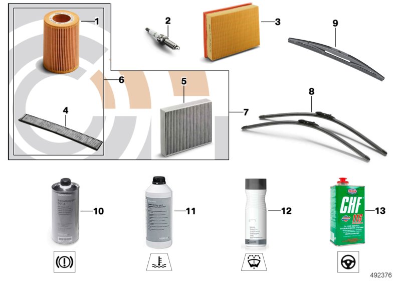 Car part diagram