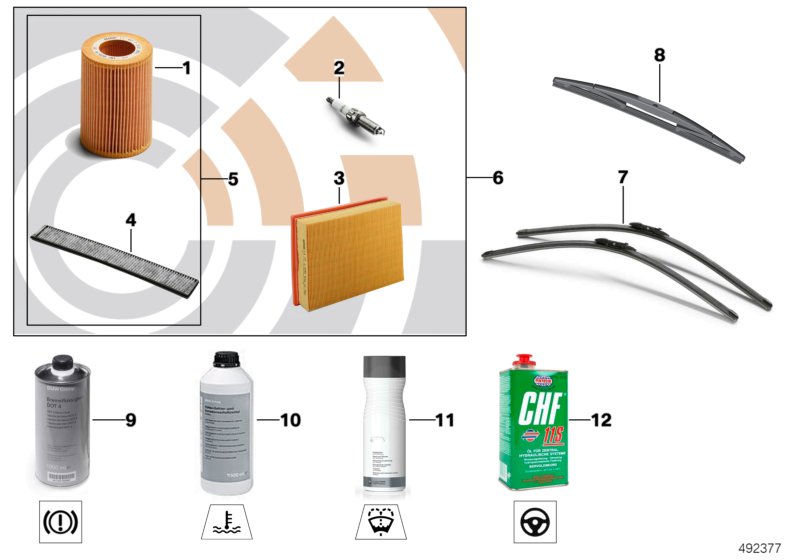 Car part diagram