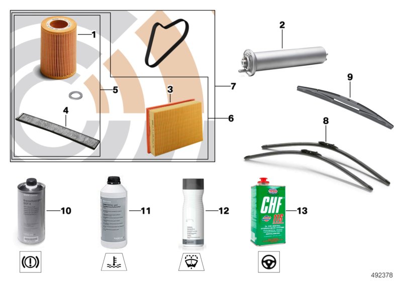 Car part diagram