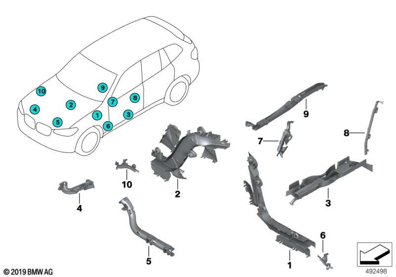 Car part diagram