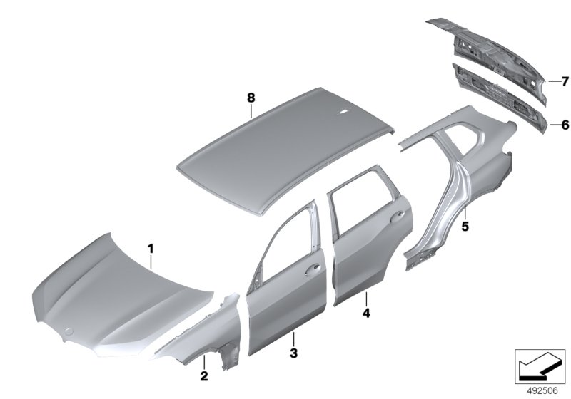 Car part diagram