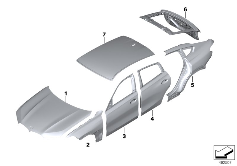 Car part diagram