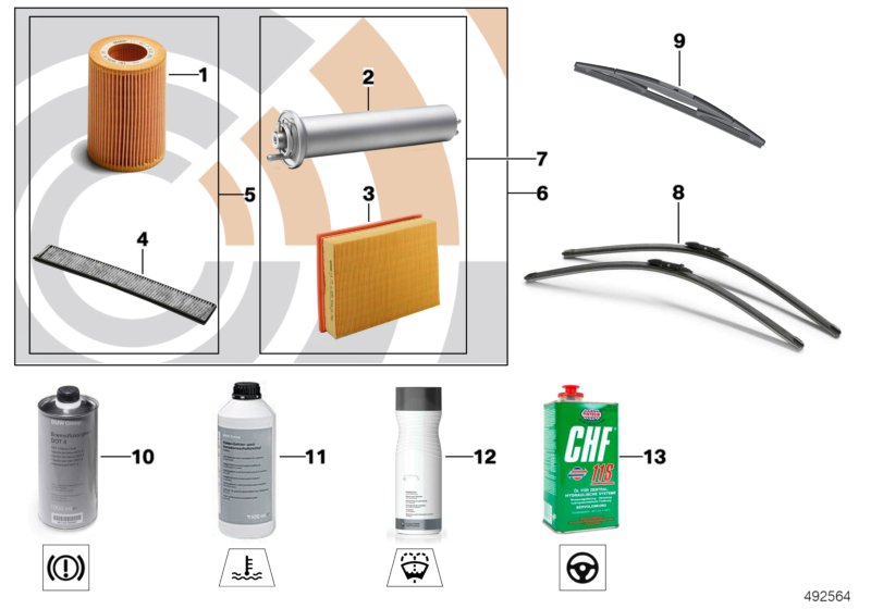 Car part diagram