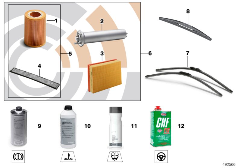 Car part diagram