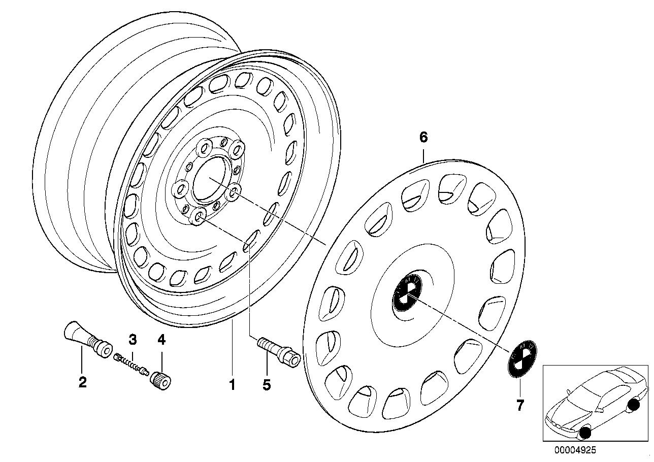 Car part diagram