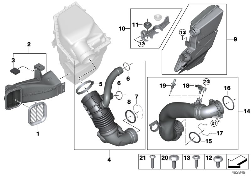 Car part diagram