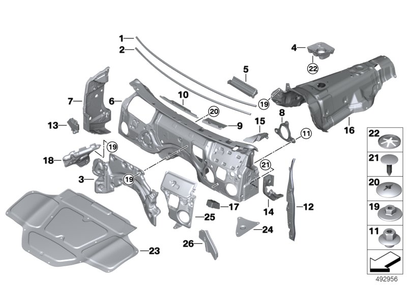 Car part diagram