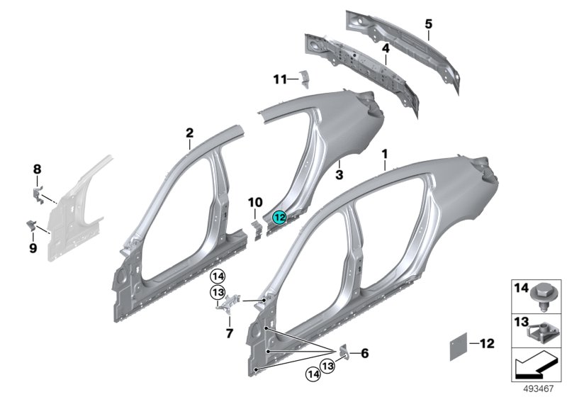Car part diagram