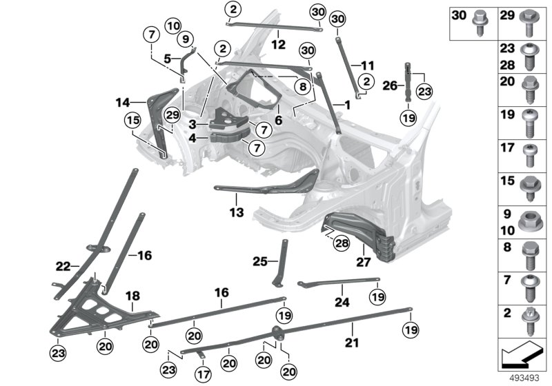 Car part diagram