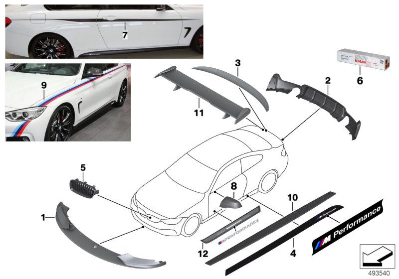 Car part diagram