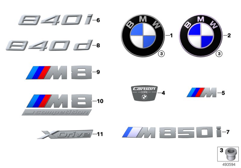 Car part diagram
