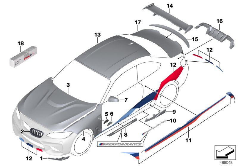 Car part diagram