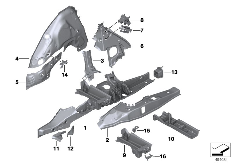 Car part diagram