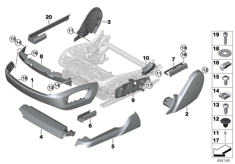 Car part diagram