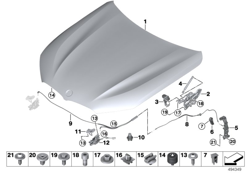 Car part diagram