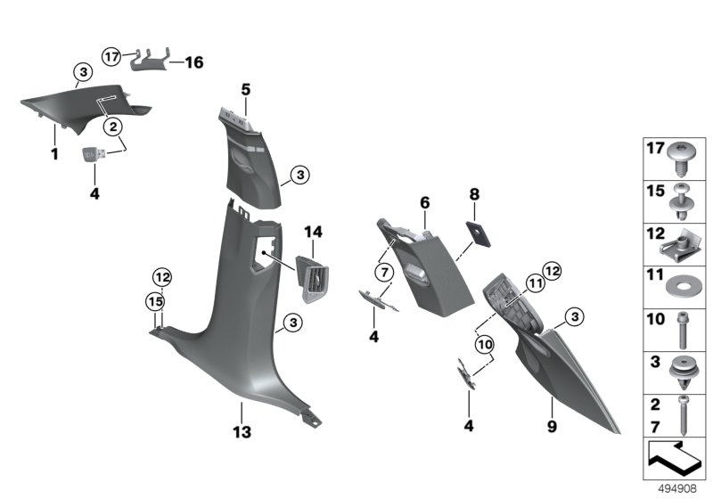 Car part diagram