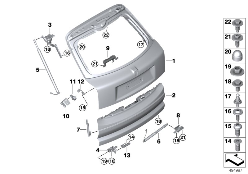 Car part diagram