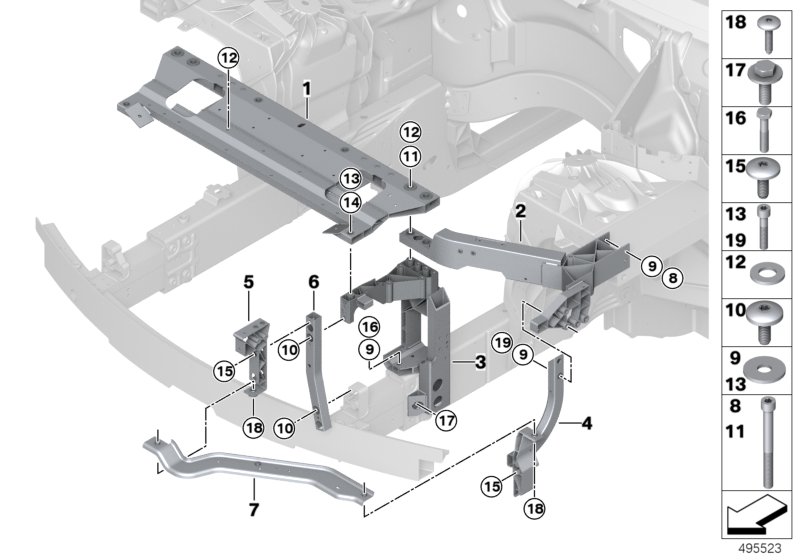 Car part diagram