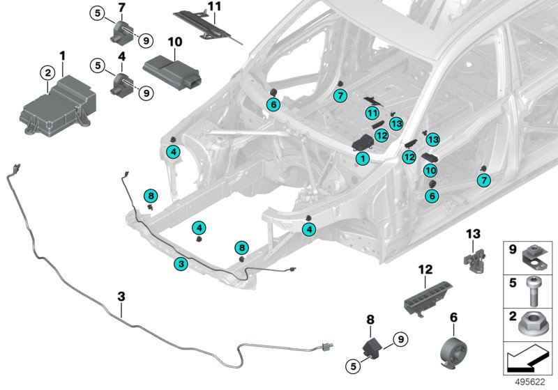Car part diagram