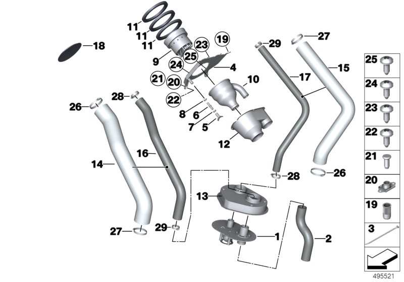 Car part diagram