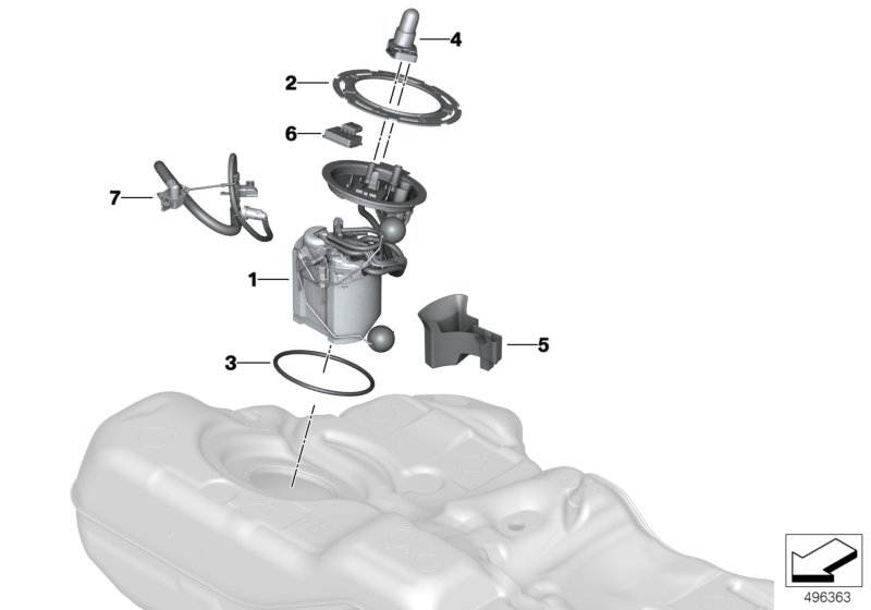 Car part diagram
