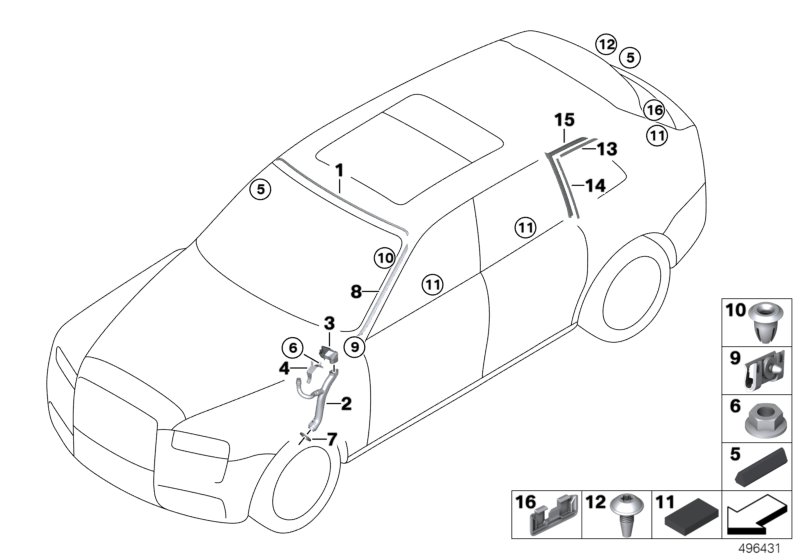 Car part diagram