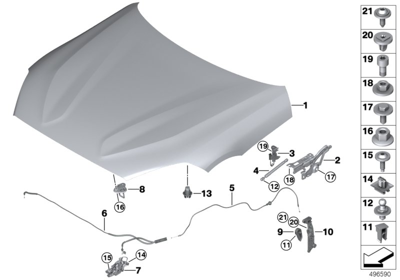 Car part diagram