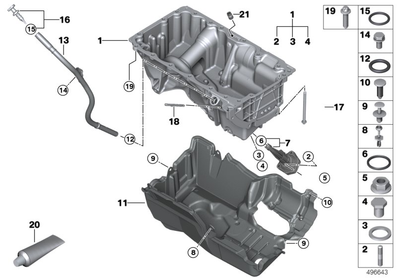 Car part diagram