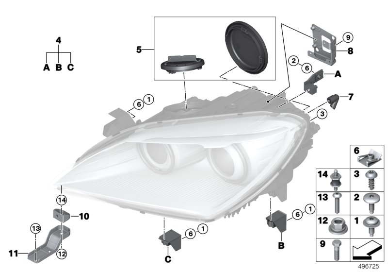 Car part diagram