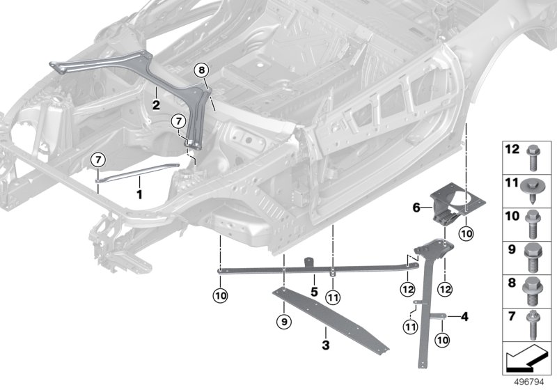 Car part diagram