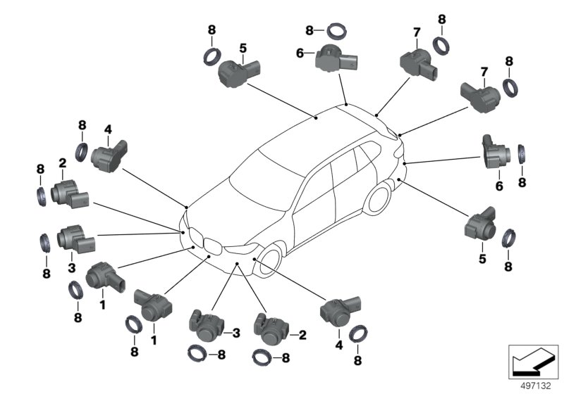 Car part diagram