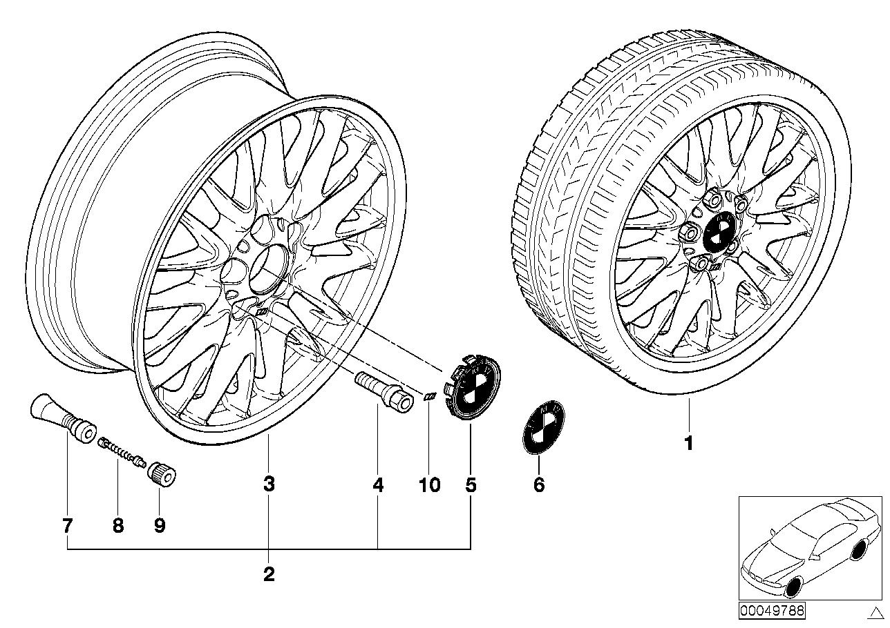 Car part diagram