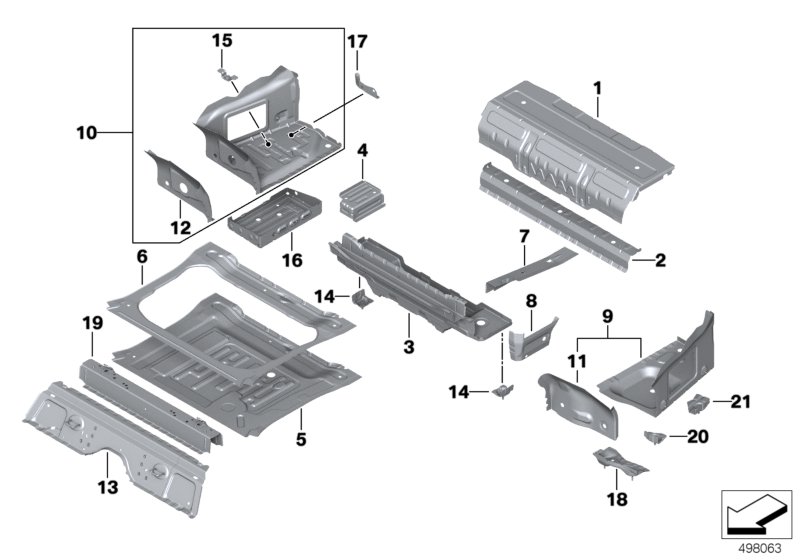 Car part diagram
