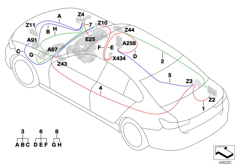 Car part diagram