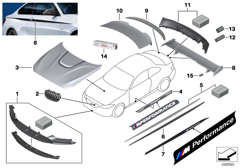 Car part diagram