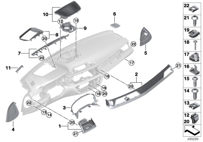 Car part diagram