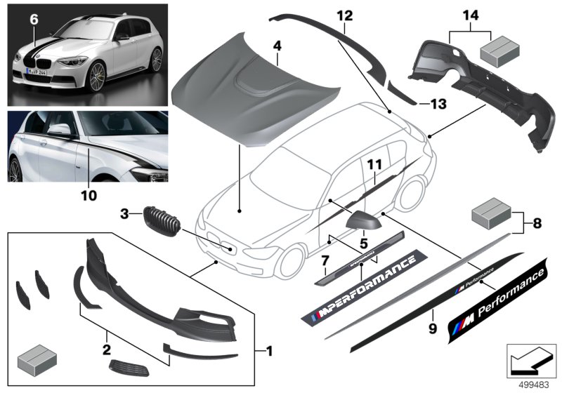 Car part diagram