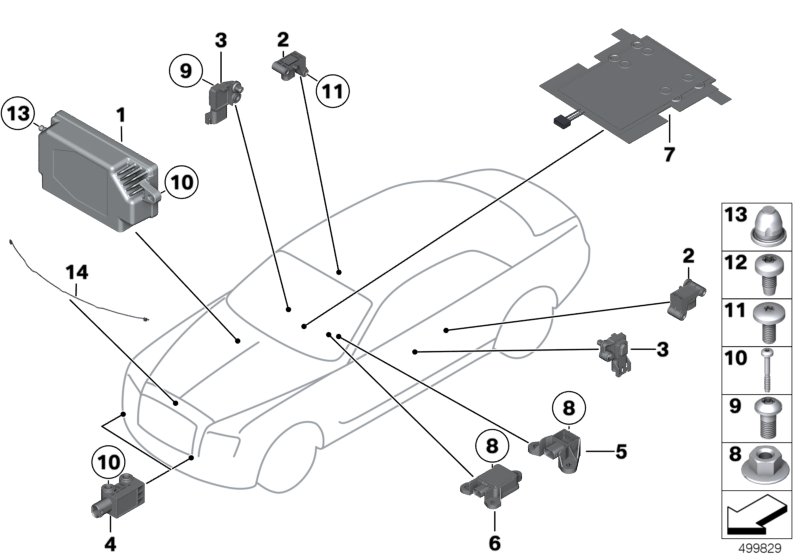 Car part diagram