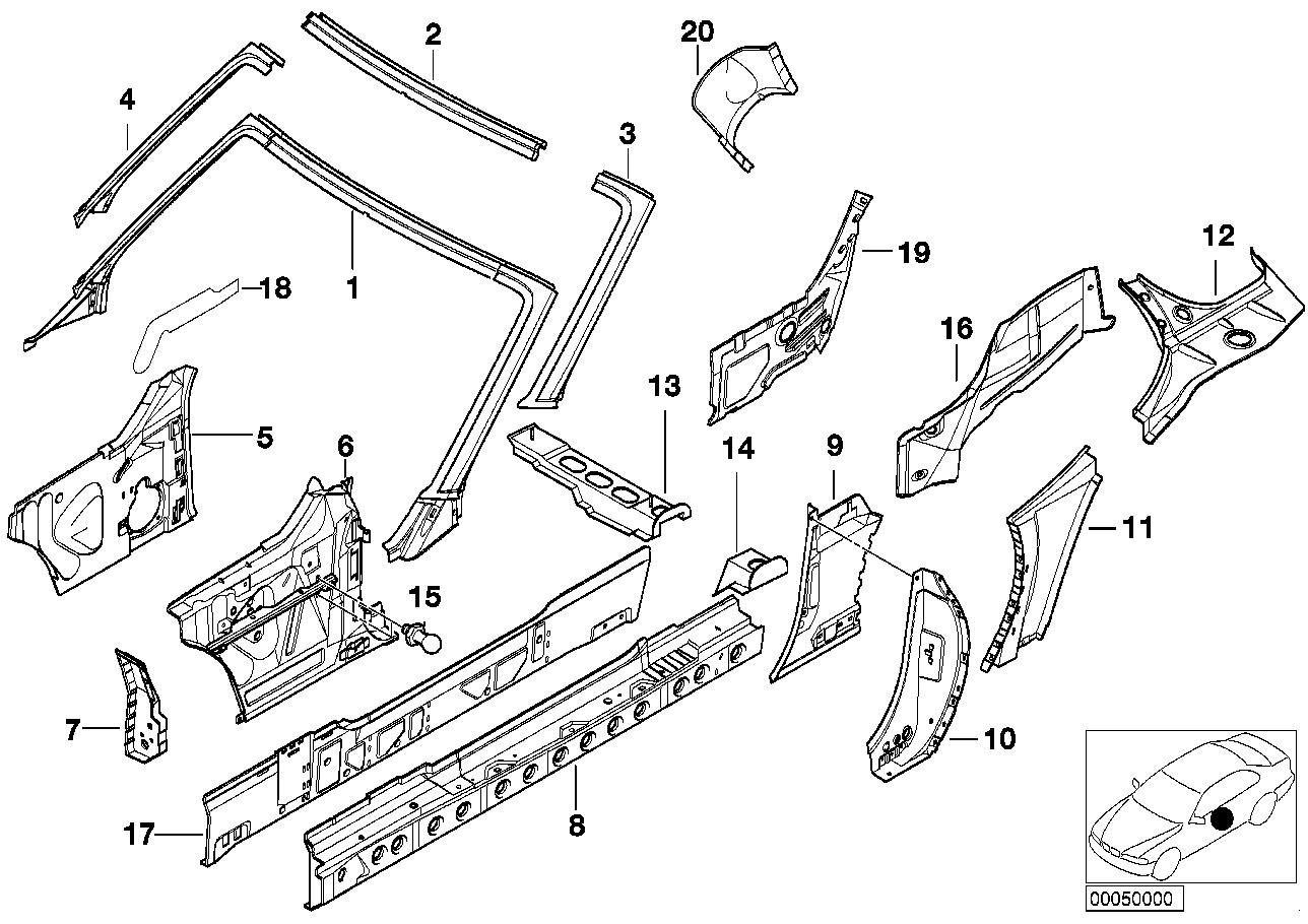 Car part diagram