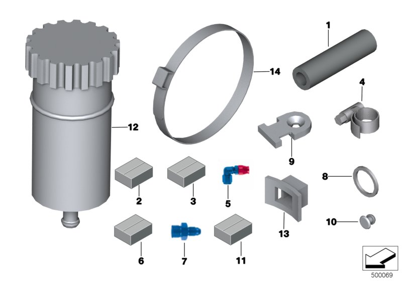 Car part diagram